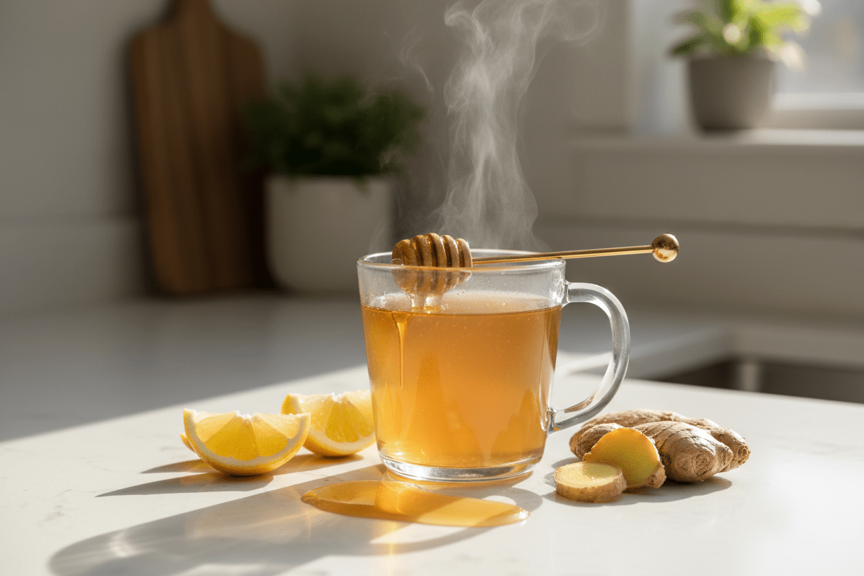 Honey Lemon Ginger Tea (Cozy 10-Minute Recipe) - Blessednatureusa