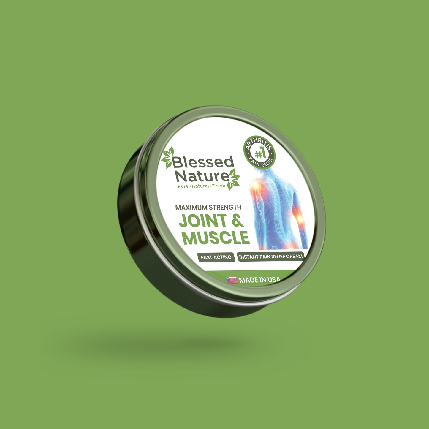 Blessed Nature Maximum Strength Joint and Muscle Cream