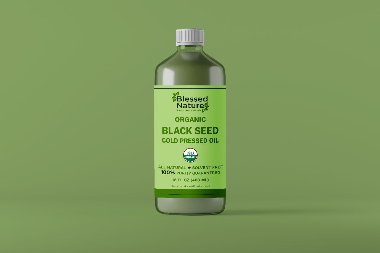 Blessed Nature Organic Black Seed Cold Pressed Oil